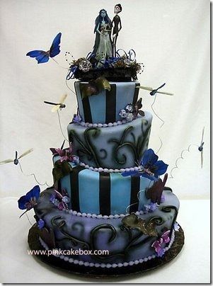 wedding cake goth