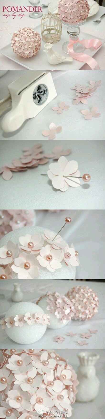 Tutoriel boules de fleurs - 1