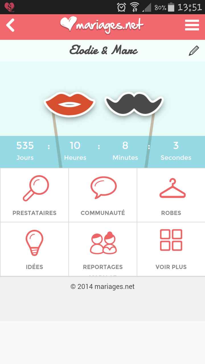 Compte à rebours général mariages.net - 1