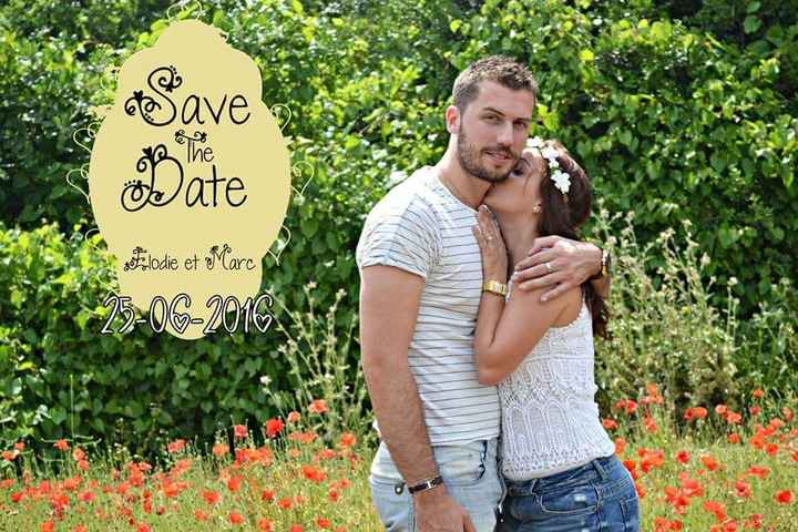 A quoi ressemblent vos "save the date" ? - 1