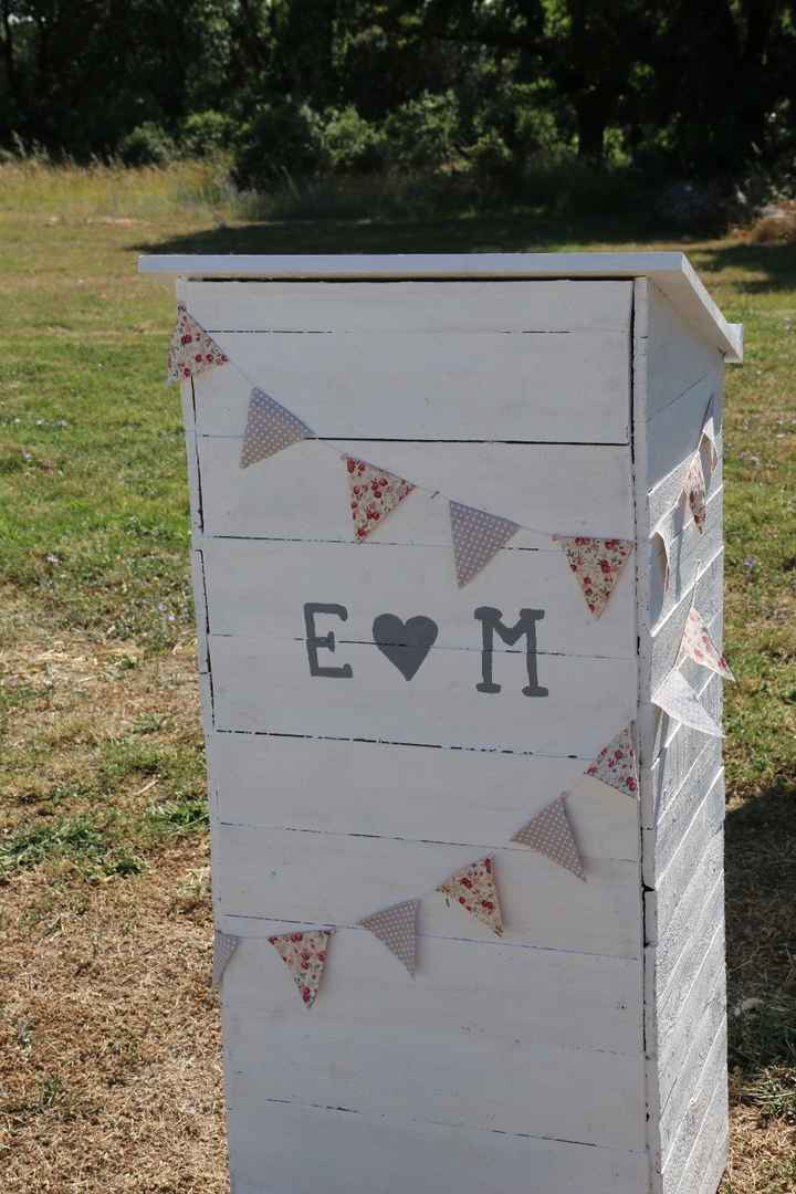 Cérémonie laique : le pupitre