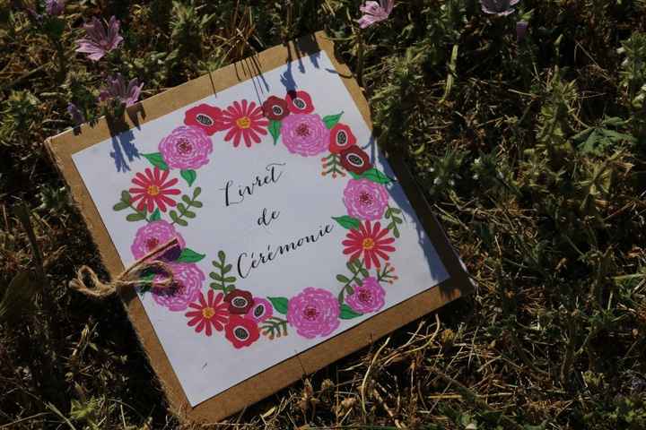 nos livrets de cérémonie