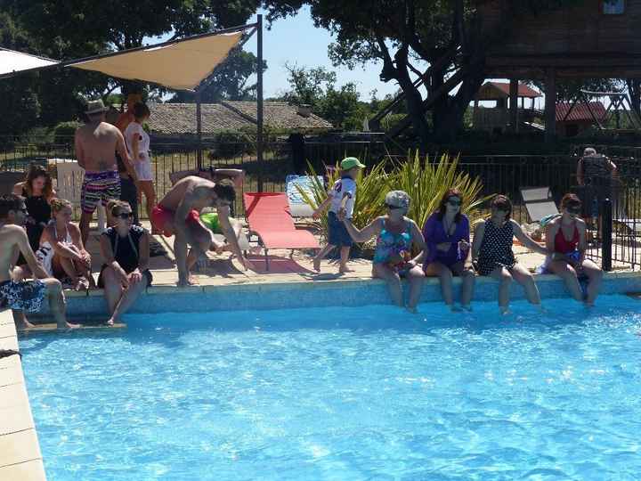 Le lendemain : brunch et piscine