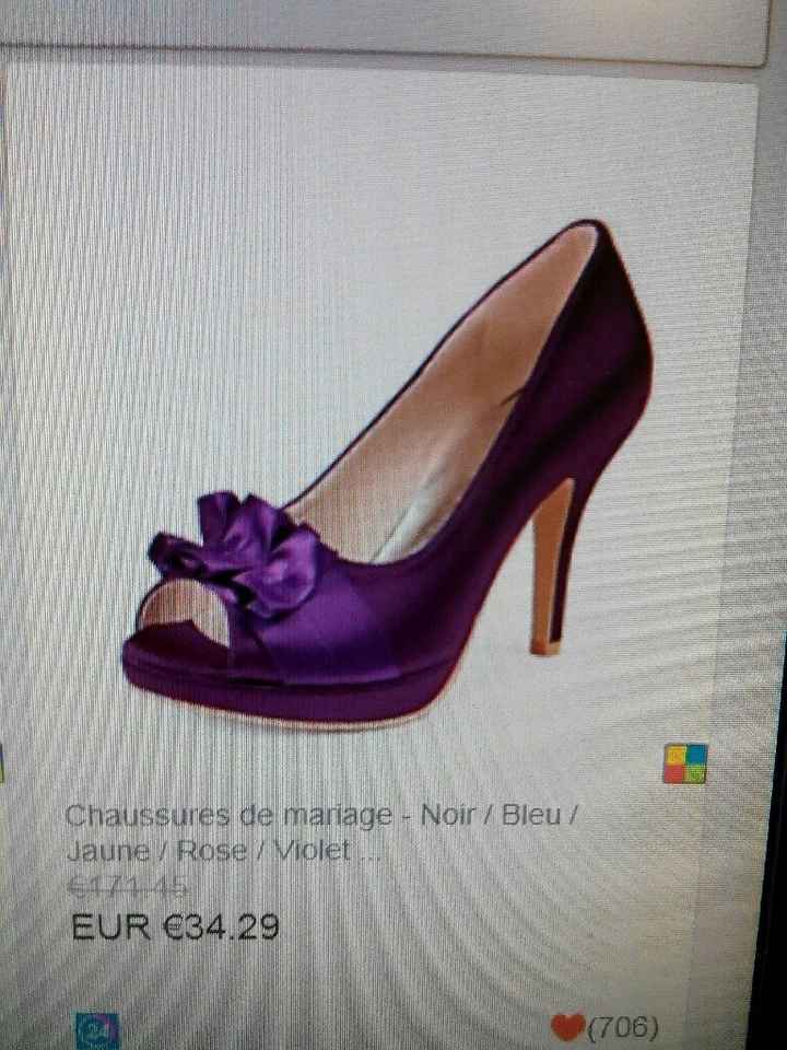 Besoin de vos avis : chaussures de couleur ou non - 1