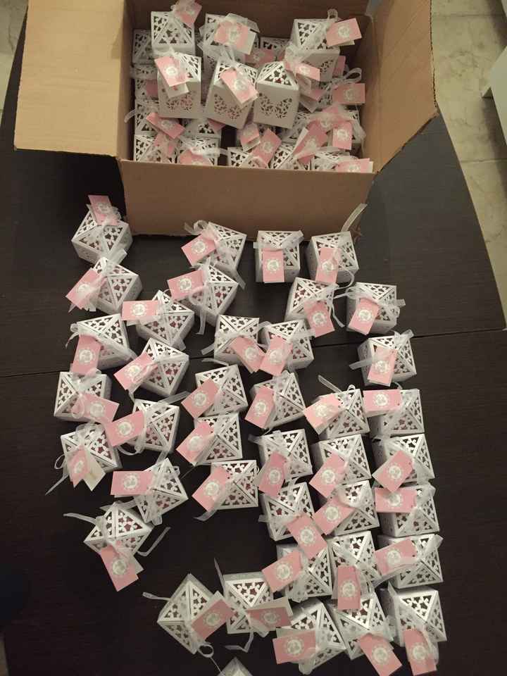 Ouf! Dragées enfin emballées 😅 - 1