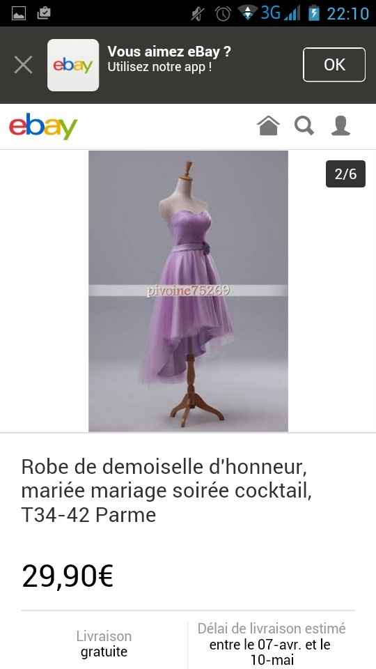 Besoin avis robe temoin - 1