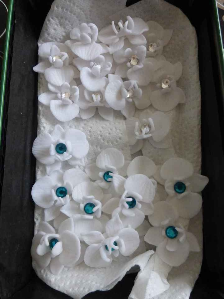 Orchidée pâte FIMO 