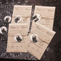 Faites parts vintage diy - 2