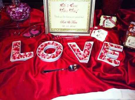 Thème du mariage en rouge et blanc - 2