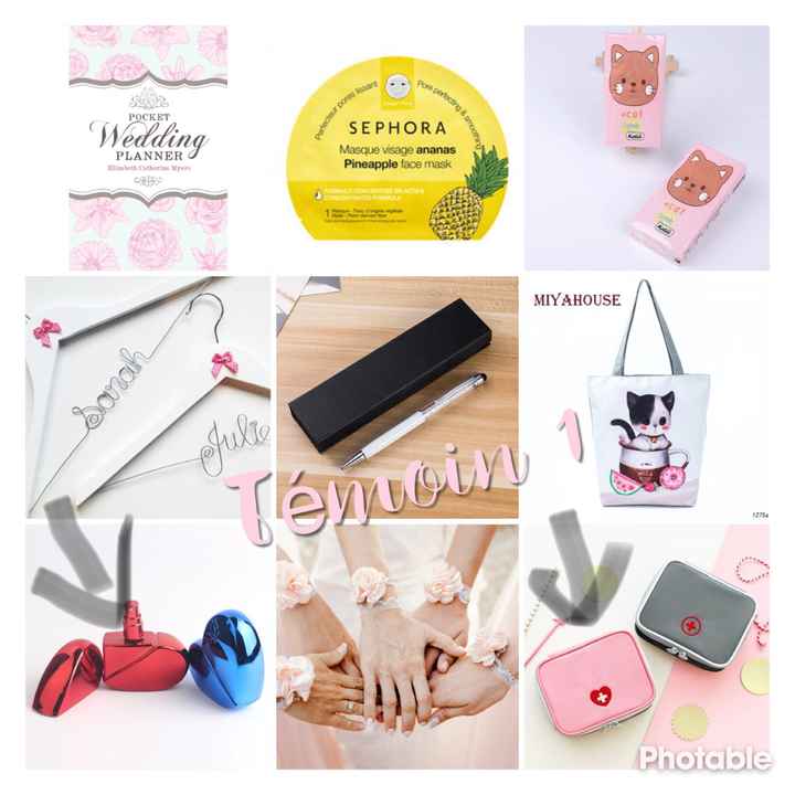 Kit témoin pour se préparer au jour j - 1