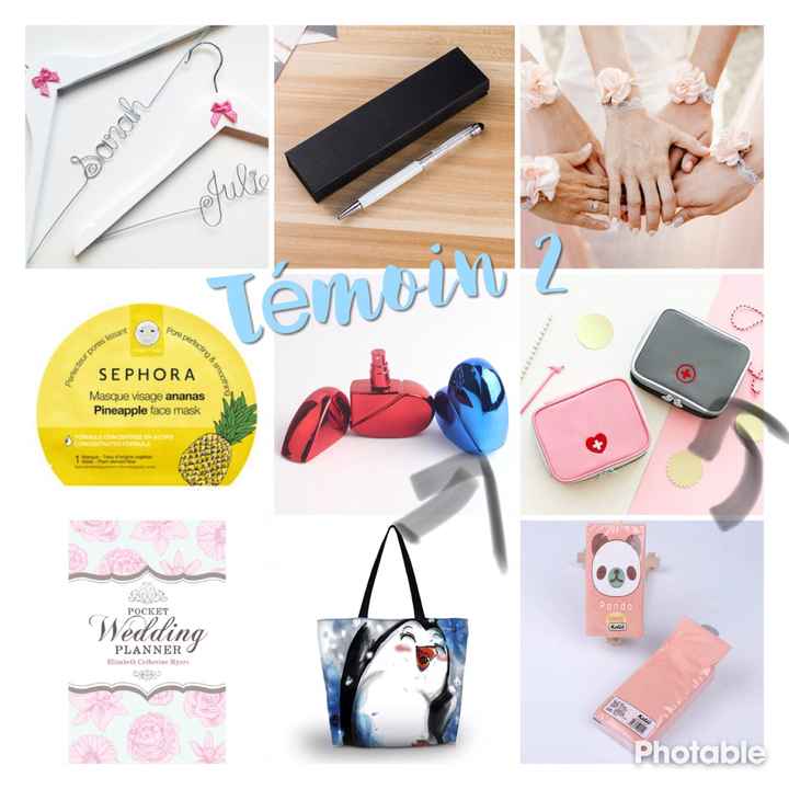 Kit témoin pour se préparer au jour j - 2