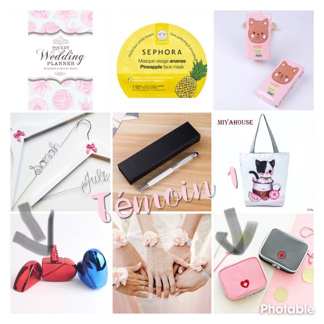 Kit témoin pour se préparer au jour j - 1