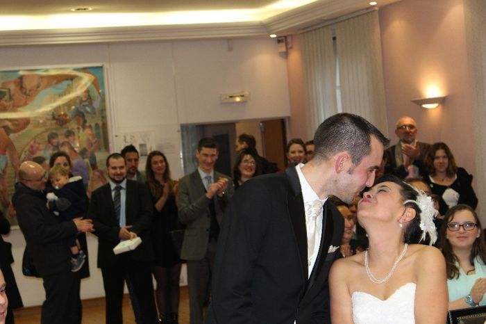 et le bisou des mariés