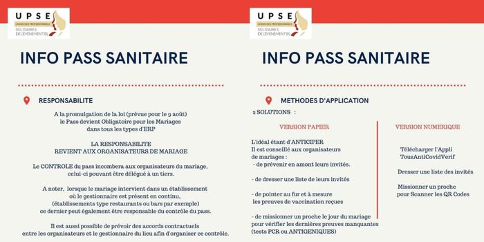 Pass sanitaire à partir du 9 août 1