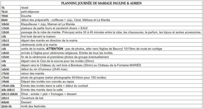 Organisation jour j help 1