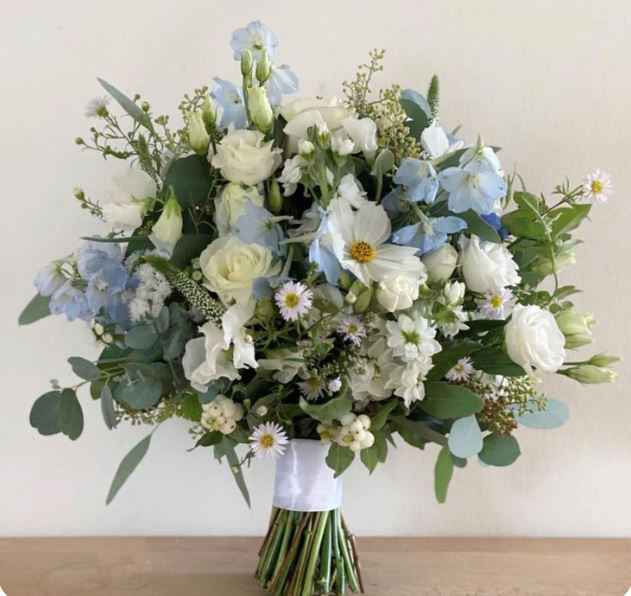 Bouquet champêtre bleu - 4
