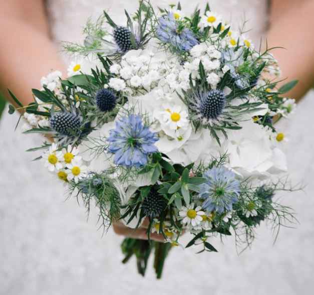 Bouquet champêtre bleu - 6