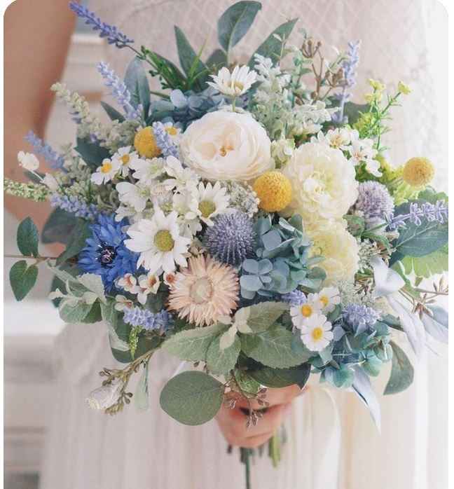 Bouquet champêtre bleu - 7
