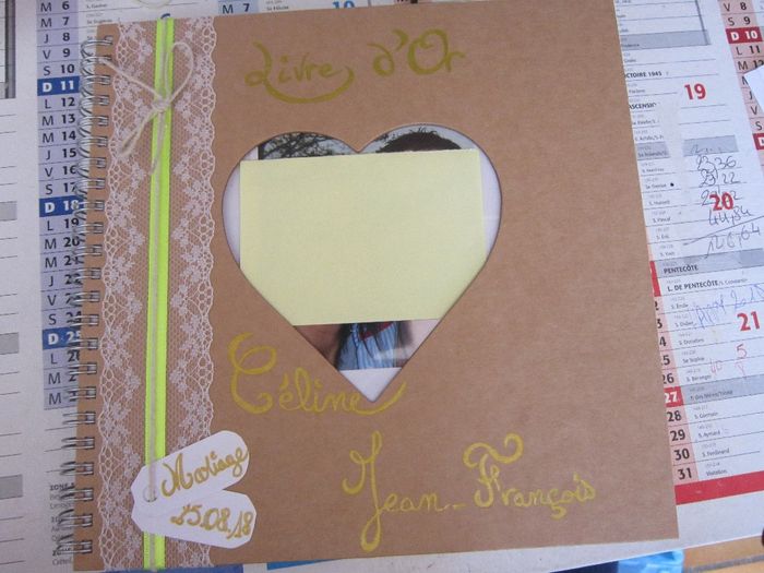 Livre d'or terminé