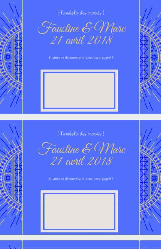  Tombola des mariés - 1