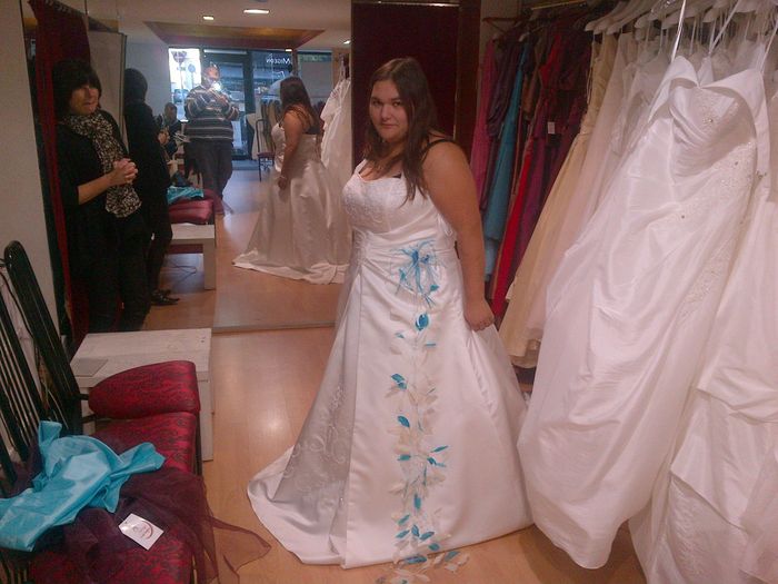 les essayage et la robe que ja i choisie