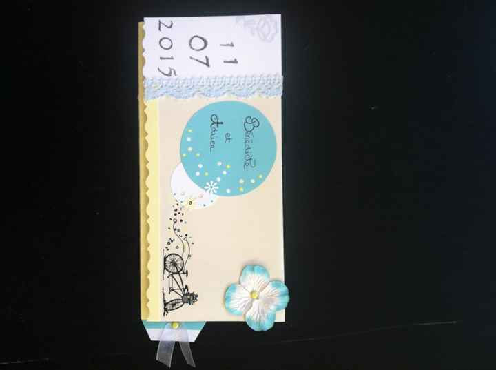 Mon faire-part enfin terminé - 1