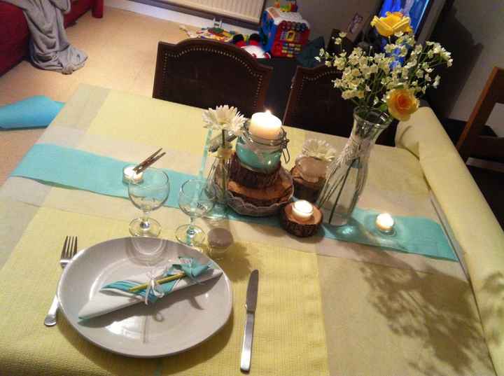 Mon essai deco de table  - 1