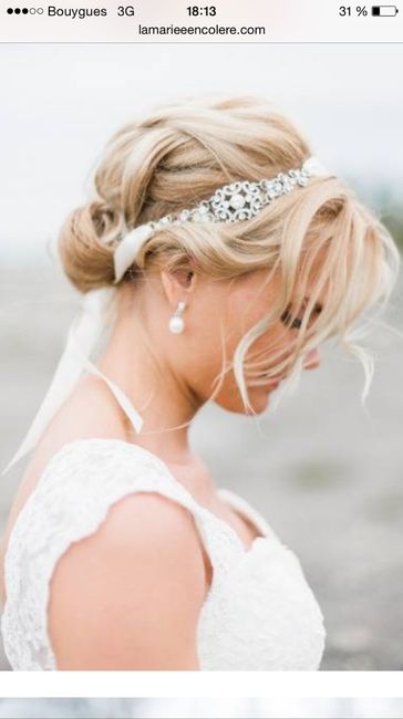 C'est officiel je serais un mariée aux cheveux court - 1