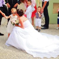 Photo de votre robe de mariée achetée sur internet - 1