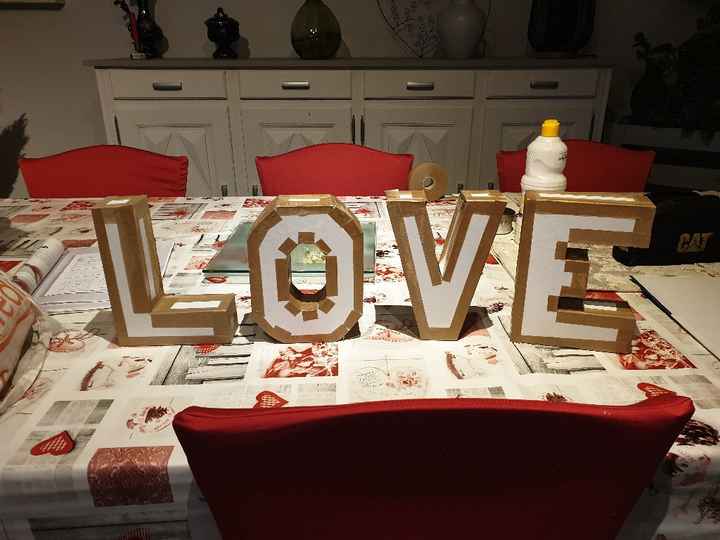 diy lettres love - 1