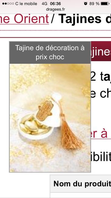 Quel type de contenant à dragées aurez-vous? - 1
