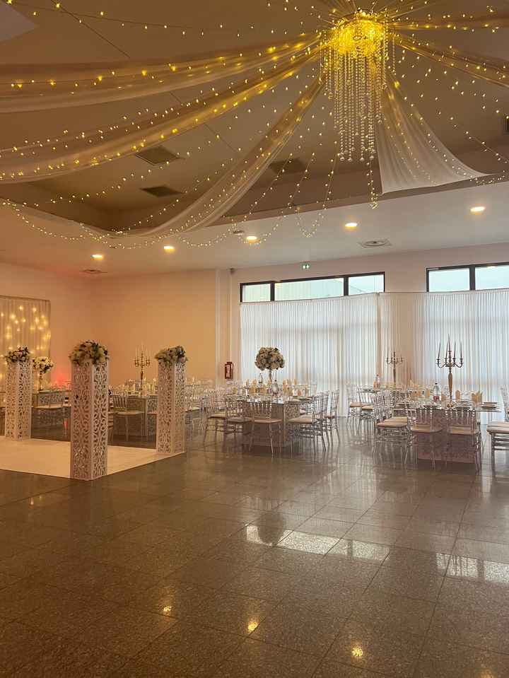 Décoration salle pour un mariage 