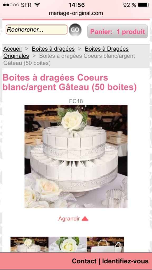 Boite de dragées - 1