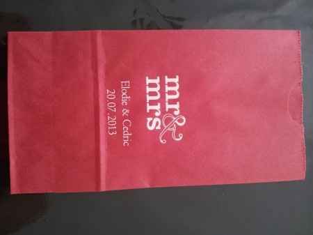 Les sacs à bonbons!