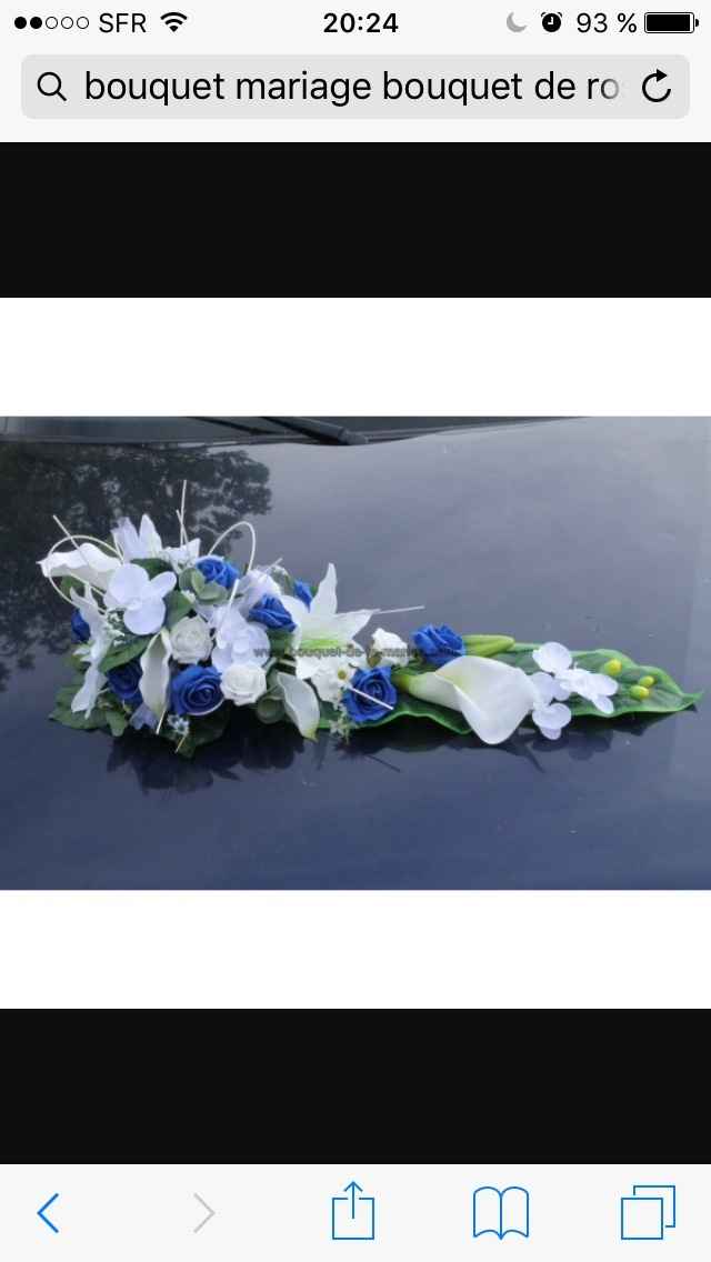 fleurs voiture