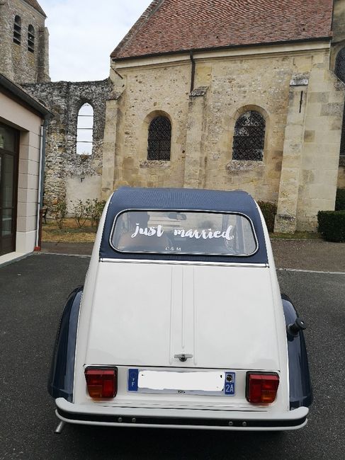 Just Married Voiture 1