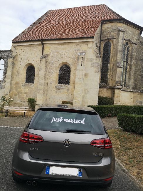 Just Married Voiture 2