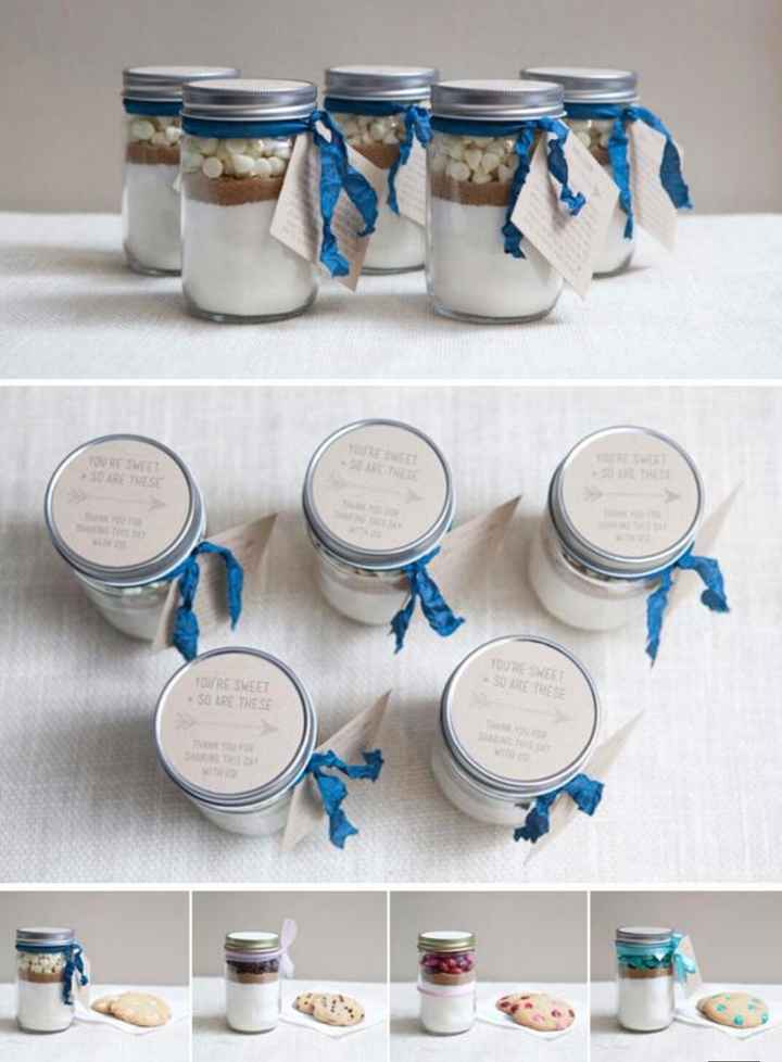 Recette de cookie en bocal