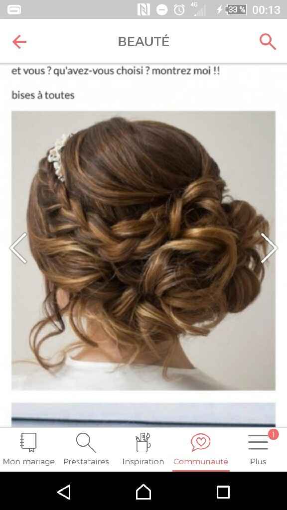 Quelle est la dernière photo concernant le mariage que vous avez enregistrée sur votre téléphone ? -