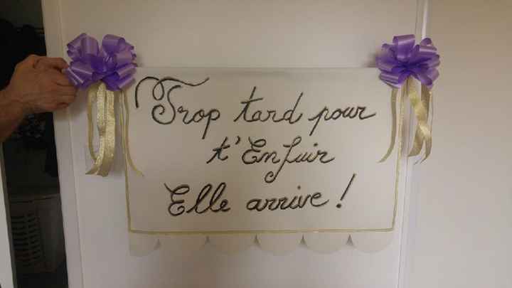 Panneau Tkte papa, maman arrive - 1