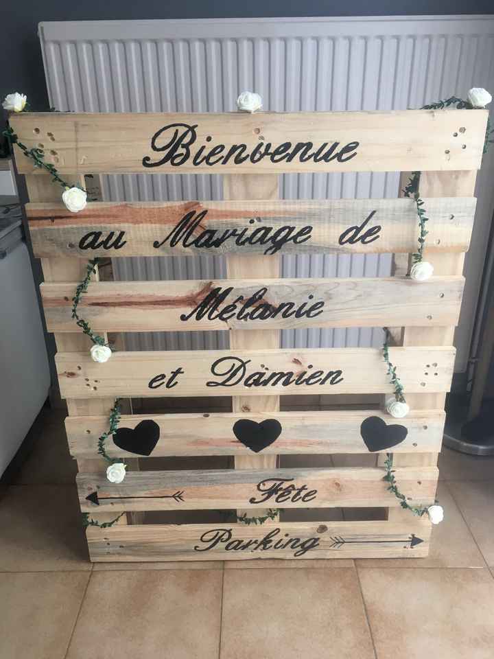 Comment avez vous fais vos palettes d'accueil - 1