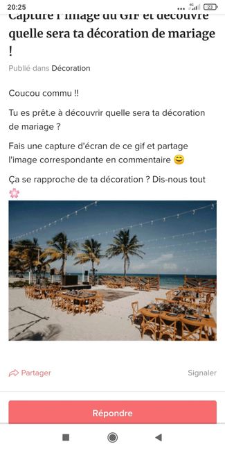 Capture l'image du GIF et découvre quelle sera ta décoration de mariage ! 8