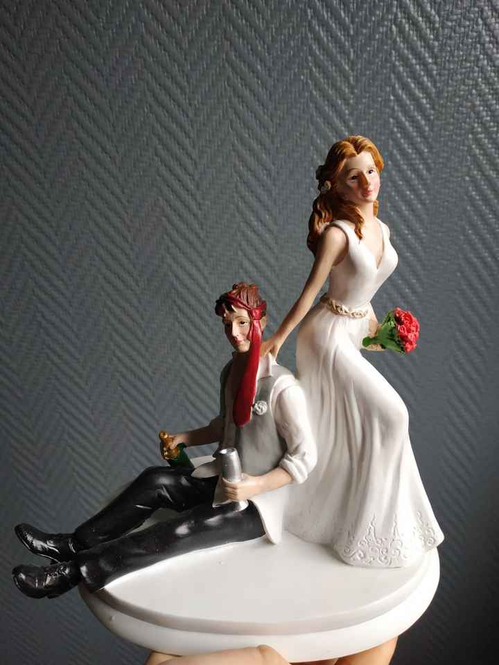 Figurine ou sujet de mariage pour pièce montée - 1