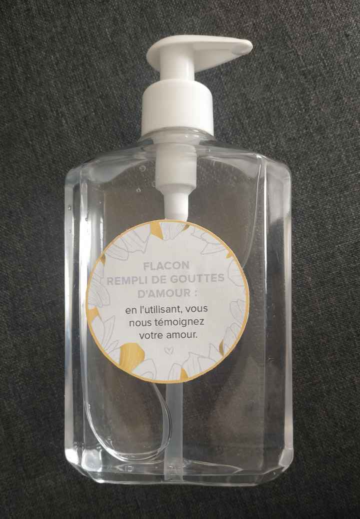 Gel pour les invités - 1