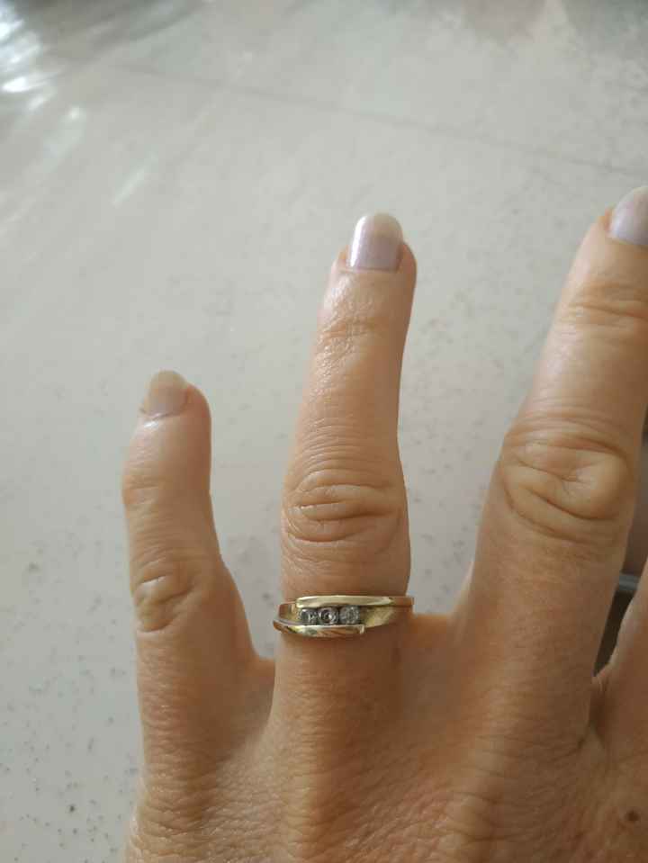 Alliance et bague de fiançailles - 2