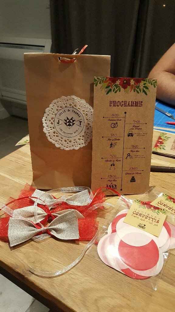 Sachets invités à distribuer à la mairie - 1