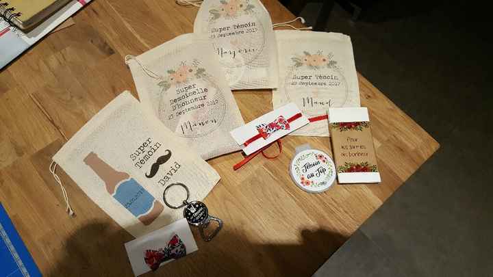 Cadeaux témoins - 1