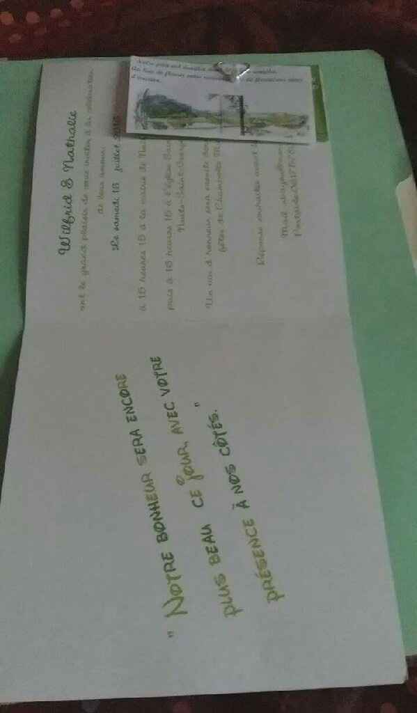 Mon texte de faire part enfin trouvé!!! et le votre??? - 2