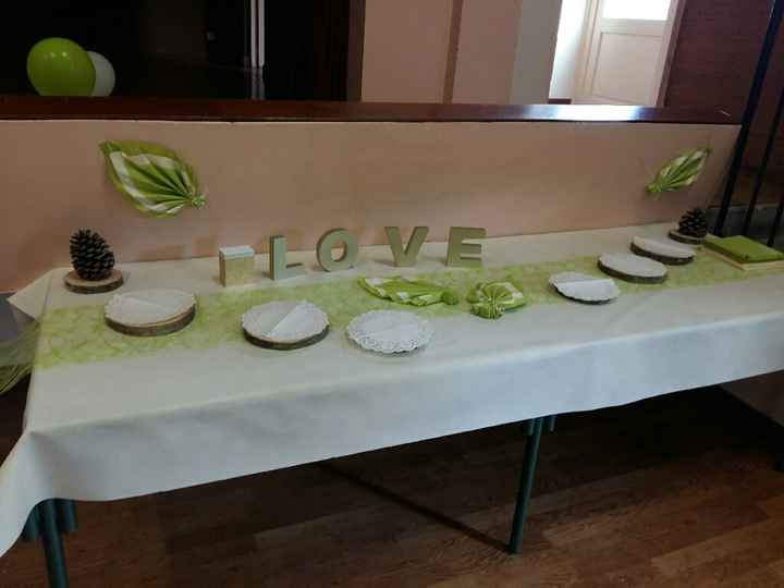 La salle avant le jour j - 1