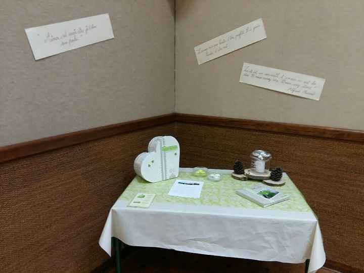 La salle avant le jour j - 5